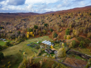 Aerial view of Dundreggan Estate. Credit: Ashley Coombes, Trees for Life.